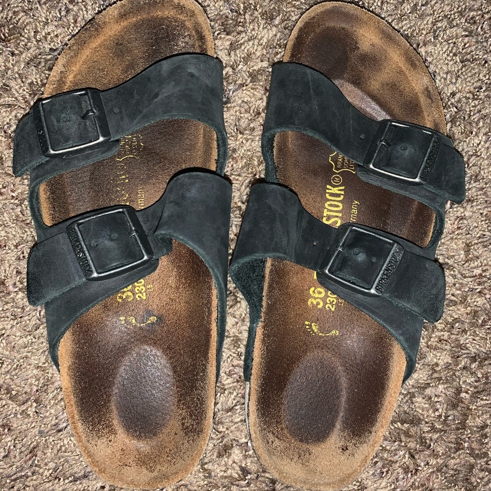 black birkenstocks